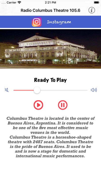 Columbus Theatre 105.6 MHZ