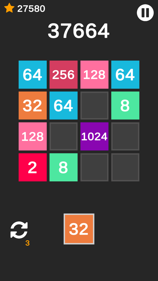 #8. M.N - Merge Numbers Puzzle (iOS) Podle: Dung Vu