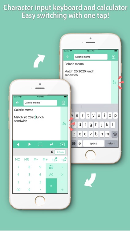 Memocal ~Notepad & Calculator~