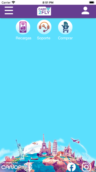Screenshot #1 pour Card2Fly App