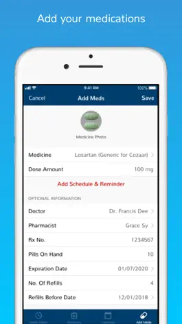 Game screenshot Medicine Tracker and Scheduler apk