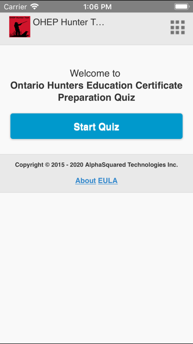 OHEP Hunter Test Screenshot