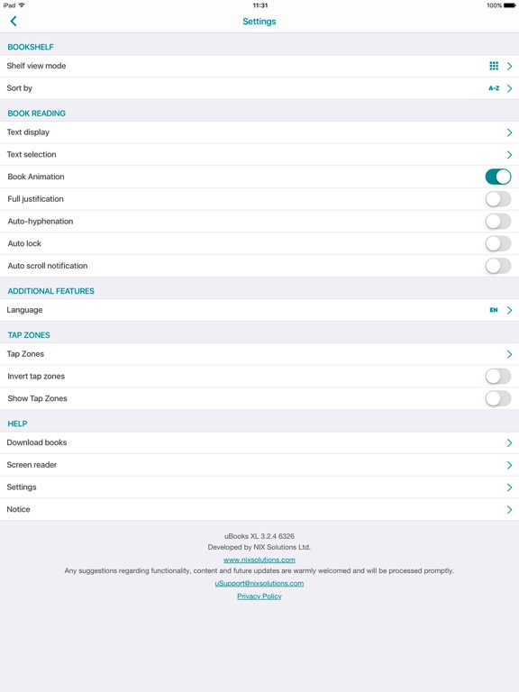 uBooks iPad screenshot 4 - Book app