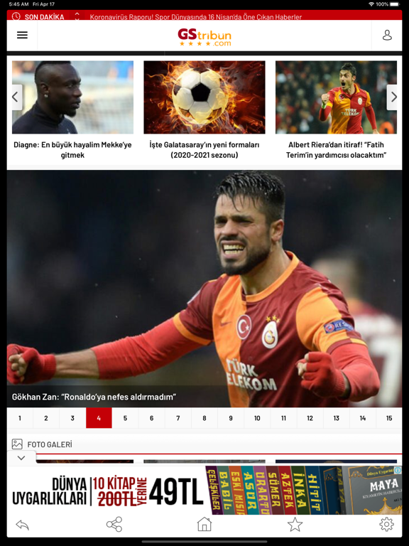 Screenshot #4 pour Galatasaray Haberleri