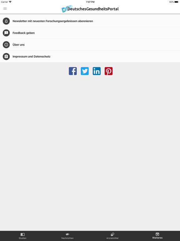 Screenshot #6 pour Deutsches GesundheitsPortal