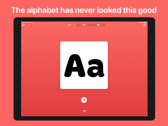 Kiddo Cards: Letters, Numbers+ iPad screenshot 3 - Education app