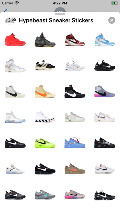 Hypebeast Sneaker Stickers screenshot 3