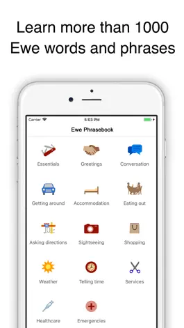 Game screenshot Nkyea Ewe Phrasebook hack