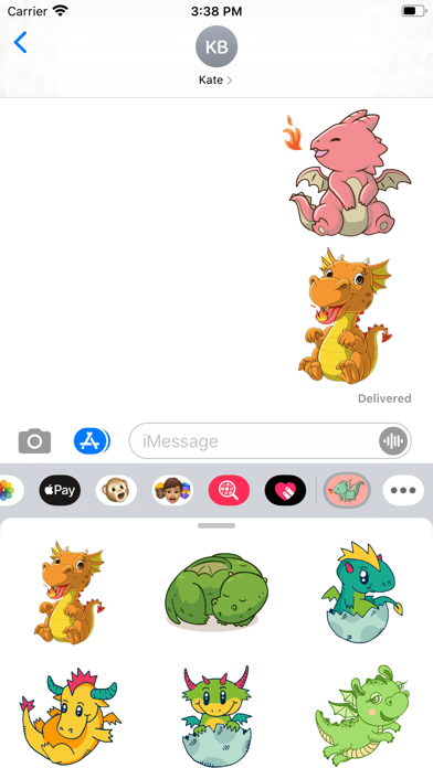 Baby Dragon Stickers screenshot 3