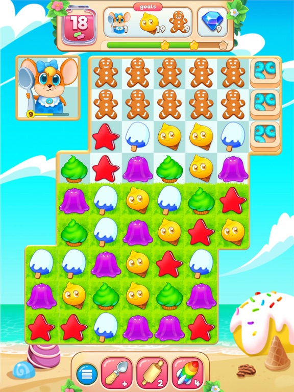 Candy Riddles: Match 3 Puzzle iPad screenshot 5 - Games app