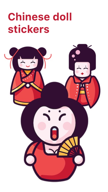 Chinese Doll Stickers