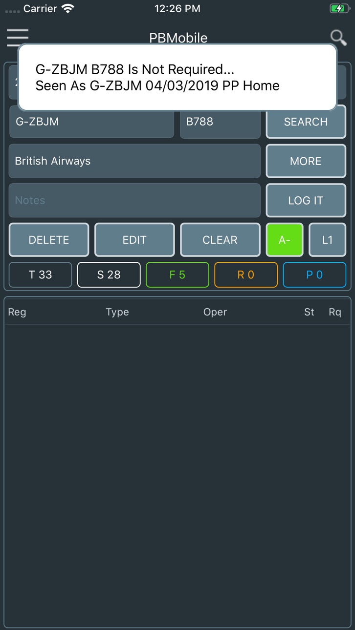 iPhone screenshot