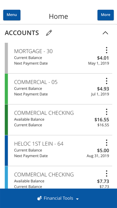 Amarillo National Bank Screenshot