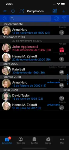 Screenshot 7 BirthdaysPro X iphone