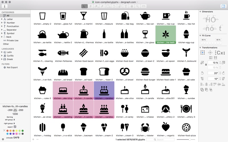 Screenshot #2 pour Glyphs Mini 2
