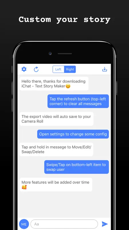 iTextStories: Text Story Maker screenshot 1 of 3