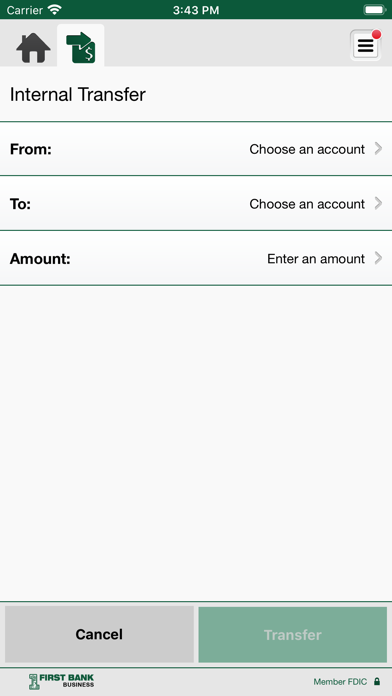 First Bank Mobile Business Screenshot