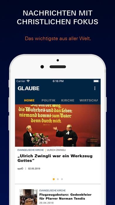 Screenshot #1 pour GLAUBE Digital