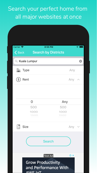ZUZU Rentals Screenshot