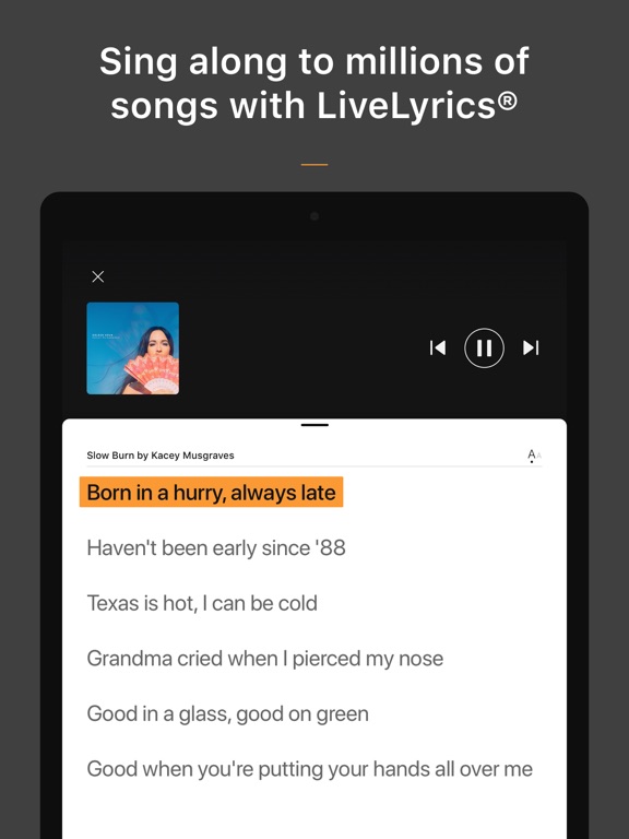 SoundHound + LiveLyrics - Search, Discover and Play Music with Lyrics screenshot