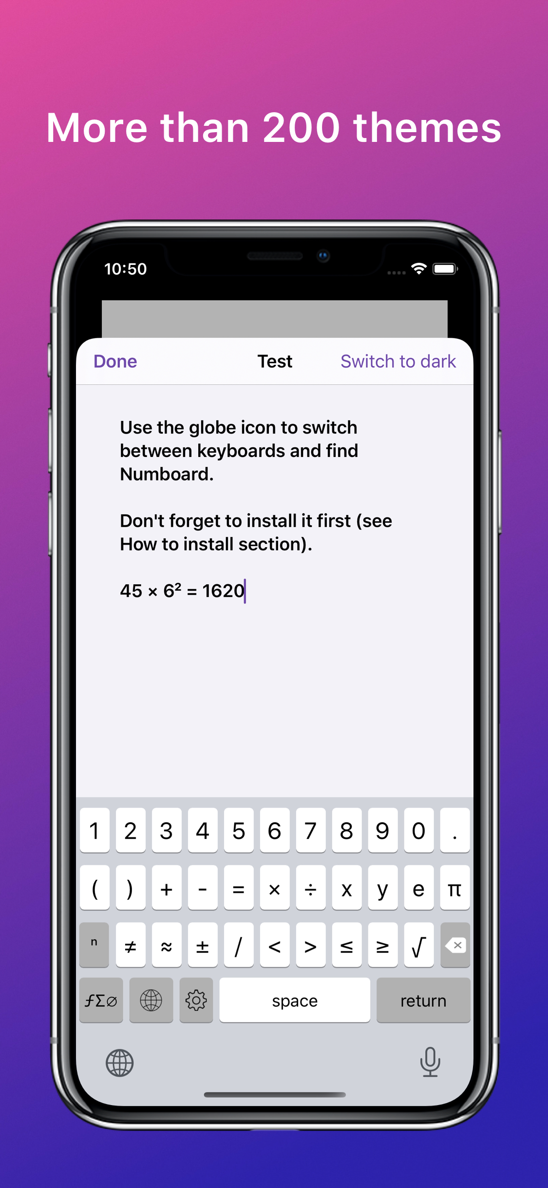 Numboard – Scientific Keyboard screenshot 5