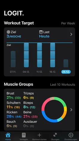 Game screenshot LOGIT. – Track your Workouts mod apk
