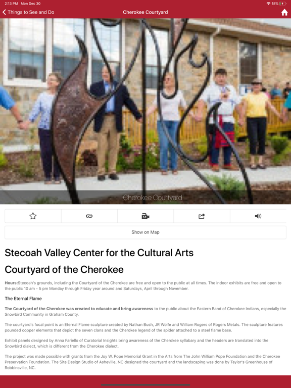 Graham County, NC iPad screenshot 4 - Travel app