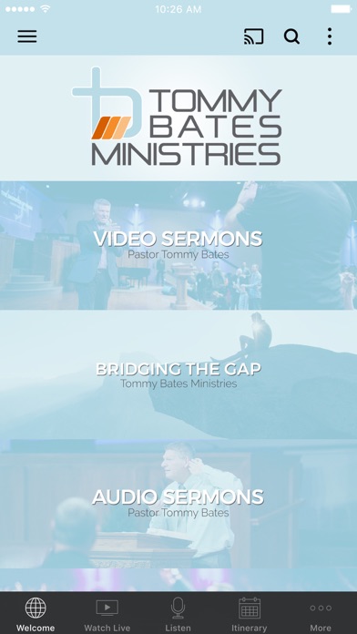 Tommy Bates Ministries Screenshot