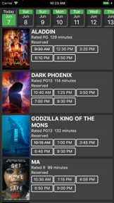 Spicer Cinemas Showtimes screenshot