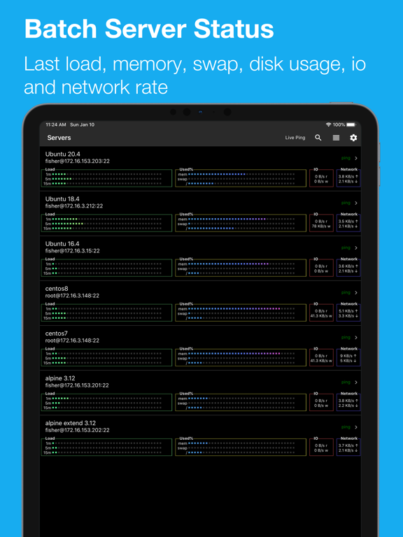 Screenshot #6 pour SSH Terminal Pro