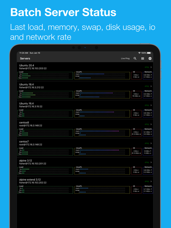 Screenshot #6 pour ServerDog Pro: Status, SSH