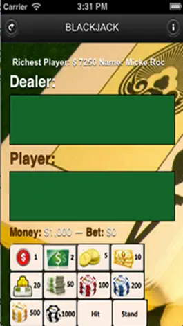Game screenshot BlackJackX Casino game apk