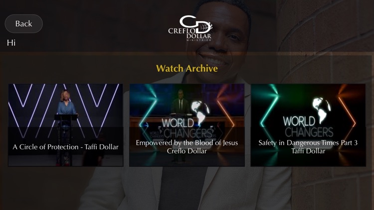 Creflo Dollar Ministries Live screenshot-9