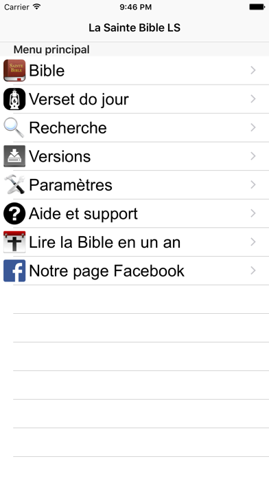 Screenshot #1 pour La Sainte Bible LS