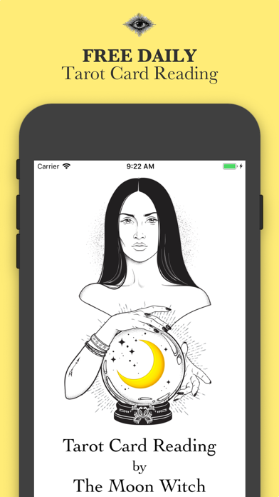 Tarot Card Reading Moon Witch iPhone screenshot 1 - Lifestyle app