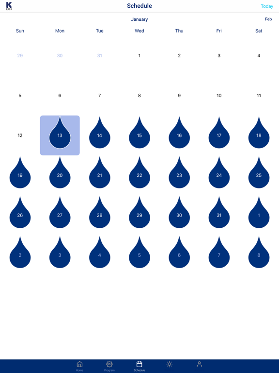 K-Rain ProEx iPad screenshot
