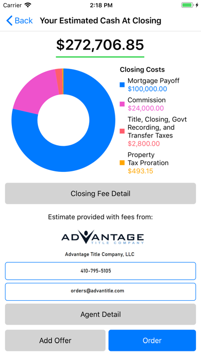Advantage Title Company, LLC Screenshot