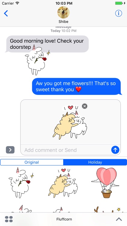 Fluffcorn Stickers screenshot-4