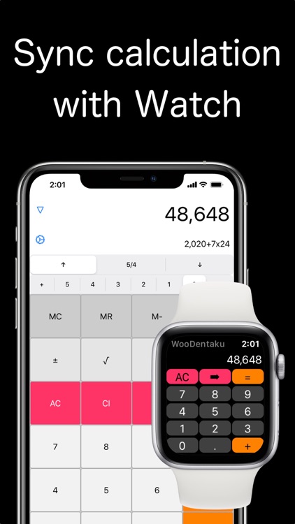 Pocket Calculator Woo-Dentaku screenshot-0