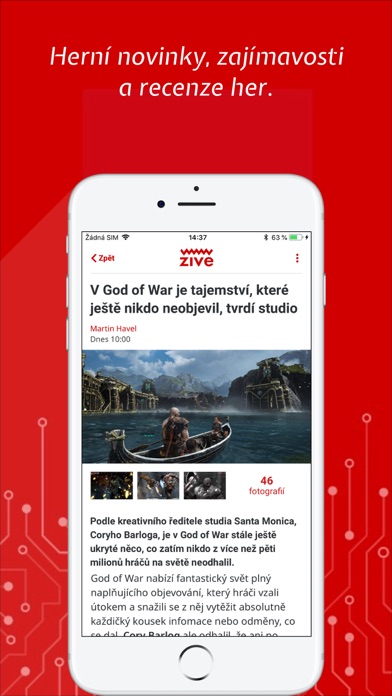 Živě.cz a časopis Computer Screenshot