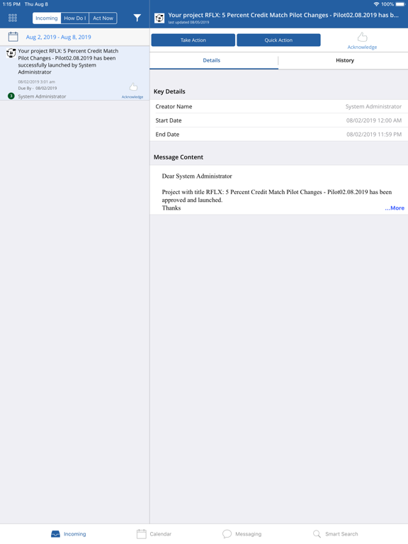 Screenshot #5 pour MyWork 1610 - Reflexis One