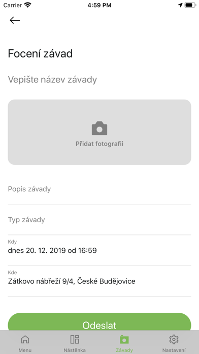 Úvaly v mobilu Screenshot