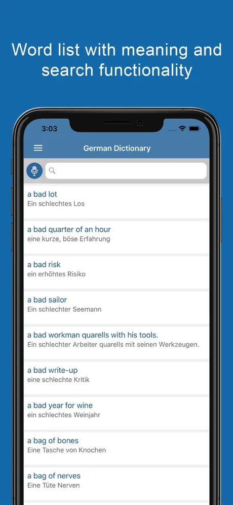 German Dictionary - Translator