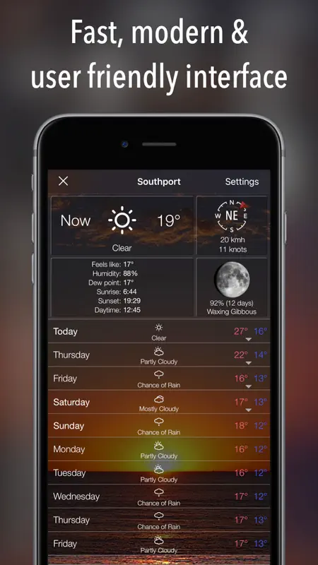 14 Day Weather Forecast UK Pro screenshot 4 of 5