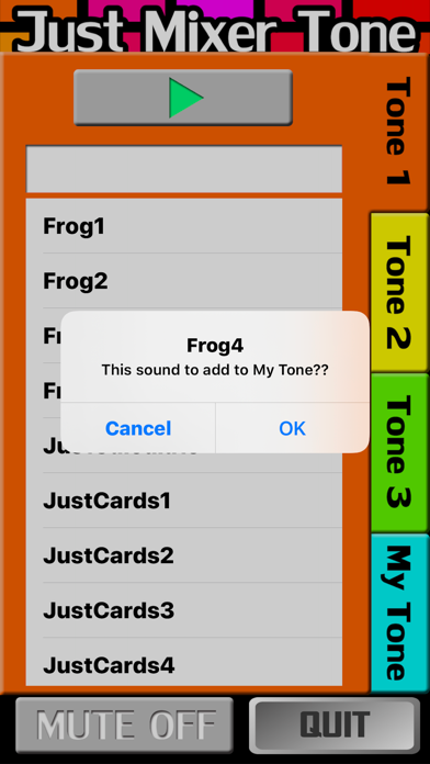 Screenshot #3 pour Just Mixer Tone