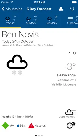 Game screenshot Mountain Weather UK apk