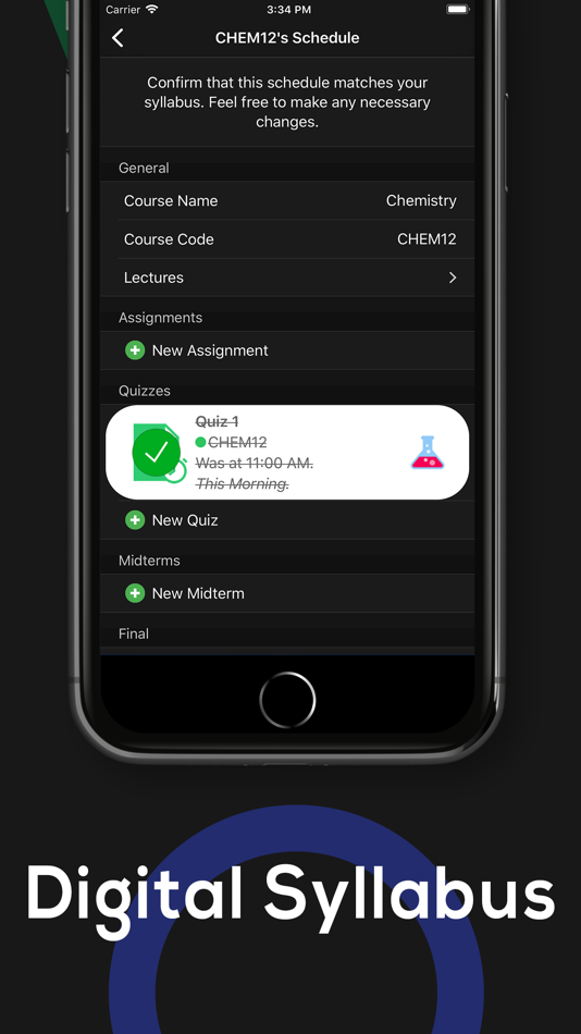 #5. B4Grad: Homework Planner App (iOS) 由: Anthony Giugno
