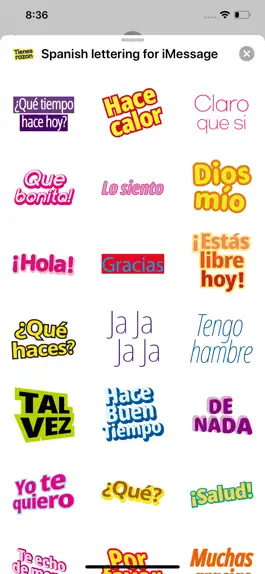 Game screenshot Spanish lettering for iMessage hack