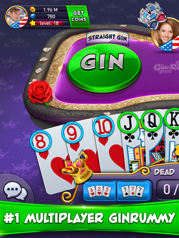 Gin Rummy Plus - Card Game на iPad