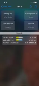 Trimix Tools screenshot #2 for iPhone